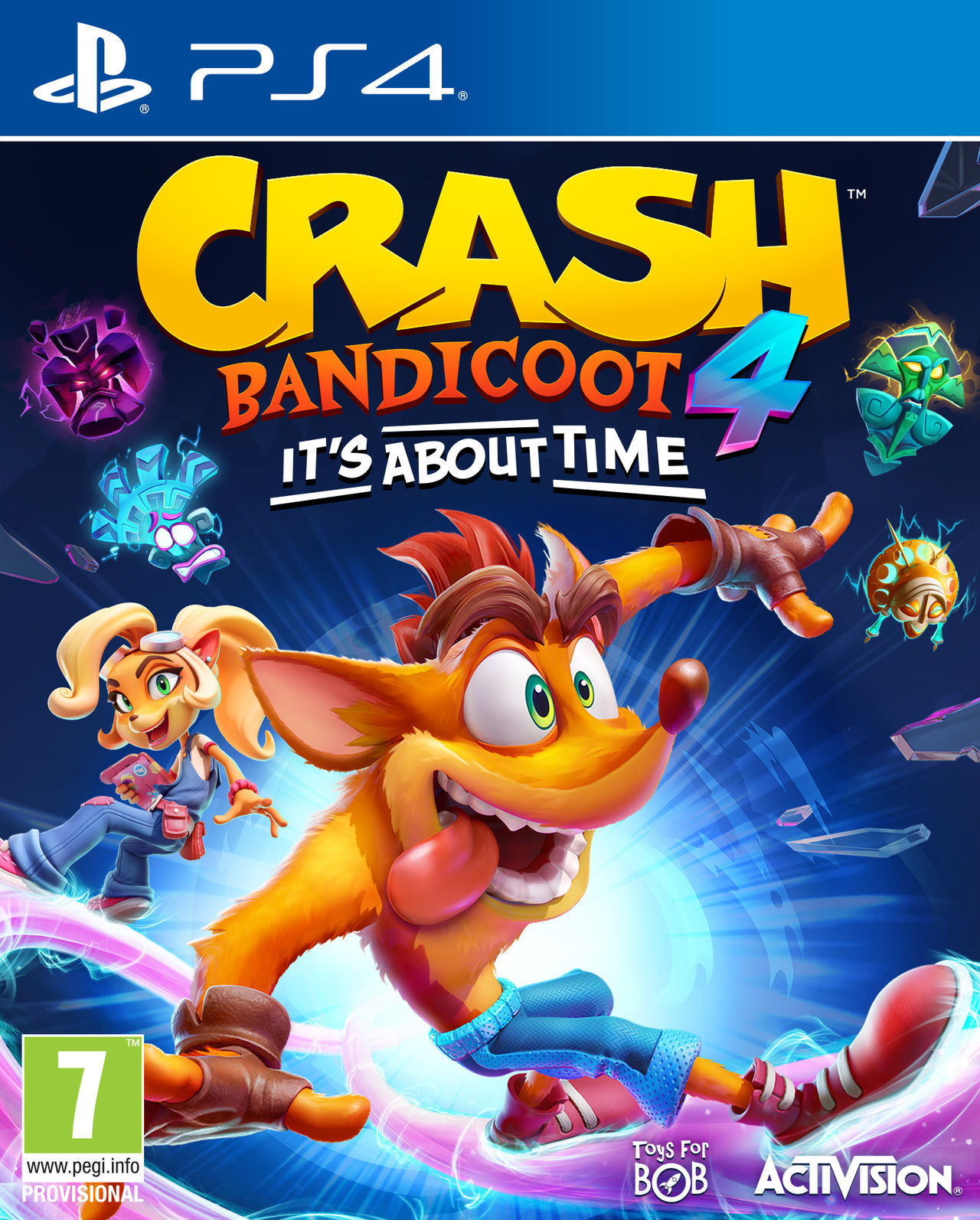 Crash 4: It's About Time - Videojuego (PS4, Xbox One, Switch, PS5, Xbox Series X/S y PC) - Vandal