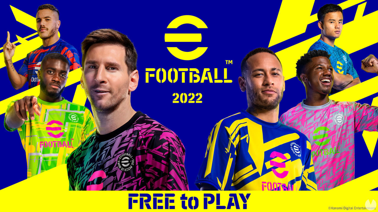eFootball 2022, el juego de fútbol gratuito de Konami, ya está disponible en consolas y PC