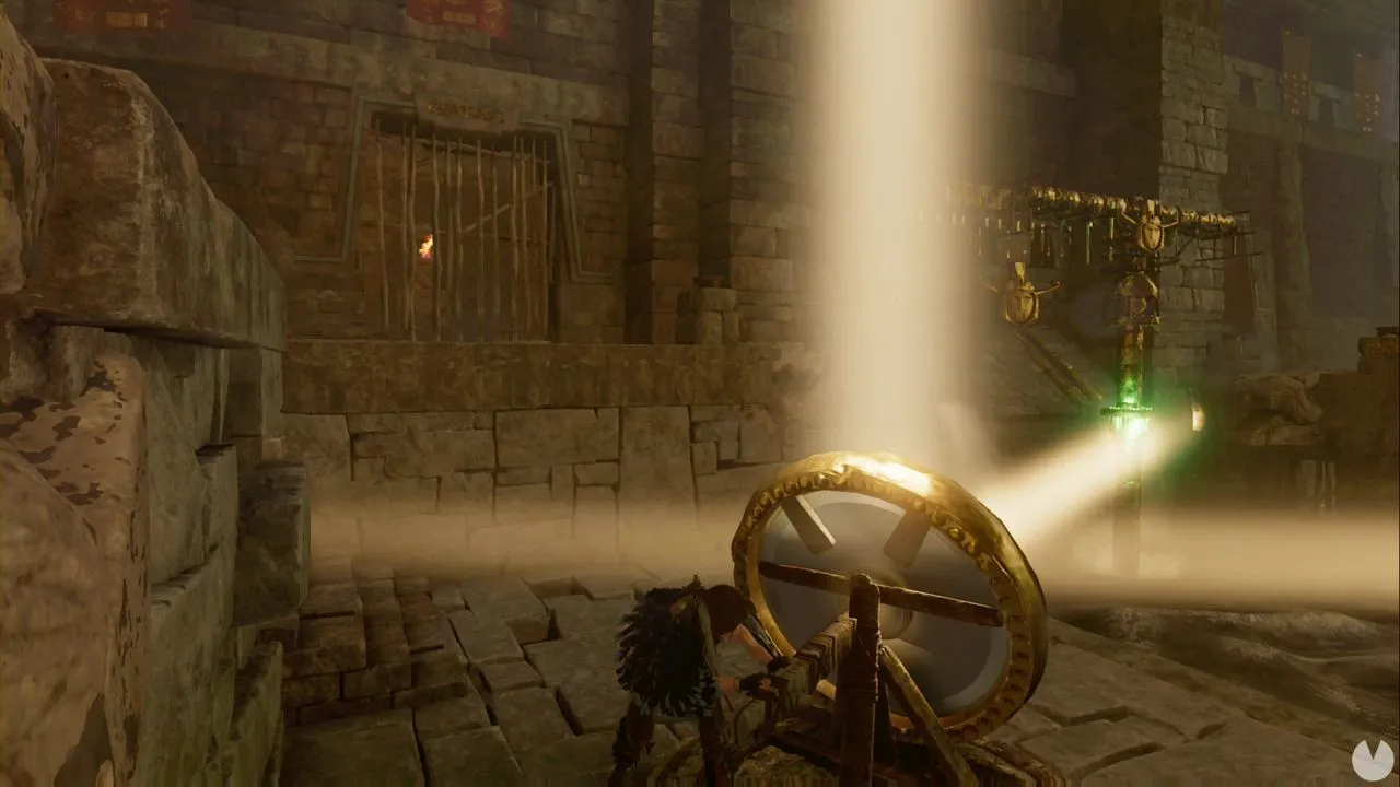 Guante Hola empieza la acción Templo del Sol en Shadow of the Tomb Raider - Tumba de Desafío