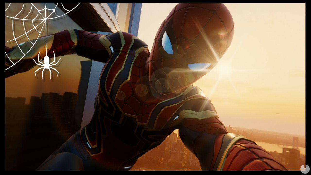 Cmo hacerse un selfie en Spider-Man (PS4) - Spider-Man