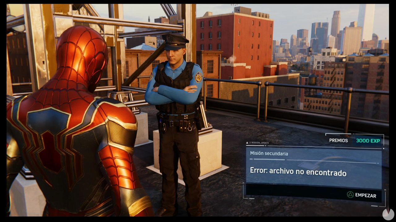 Error: archivo no encontrado en Spider-Man (PS4): cmo completarla - Misin secundaria - Spider-Man