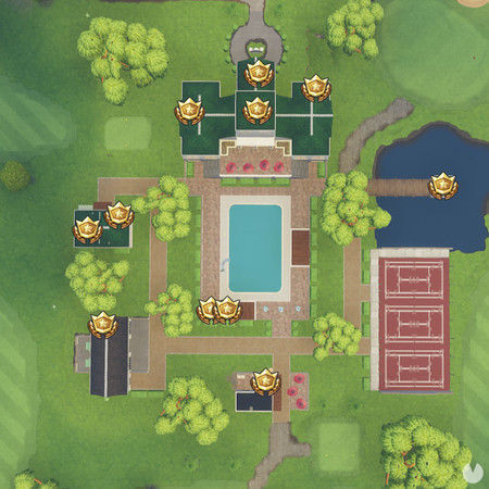 Fortnite: localización de cofres en Sociedad Sibarita