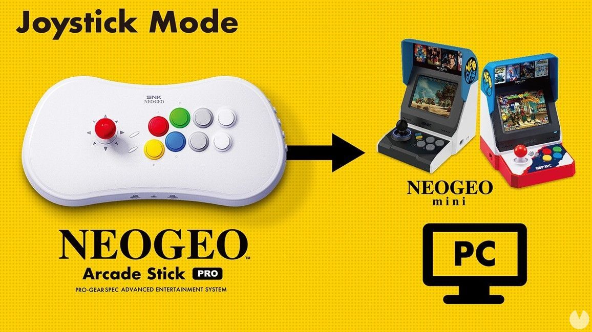 El mando arcade de SNK incluirá 20 juegos de lucha y se lanzará en todo el mundo