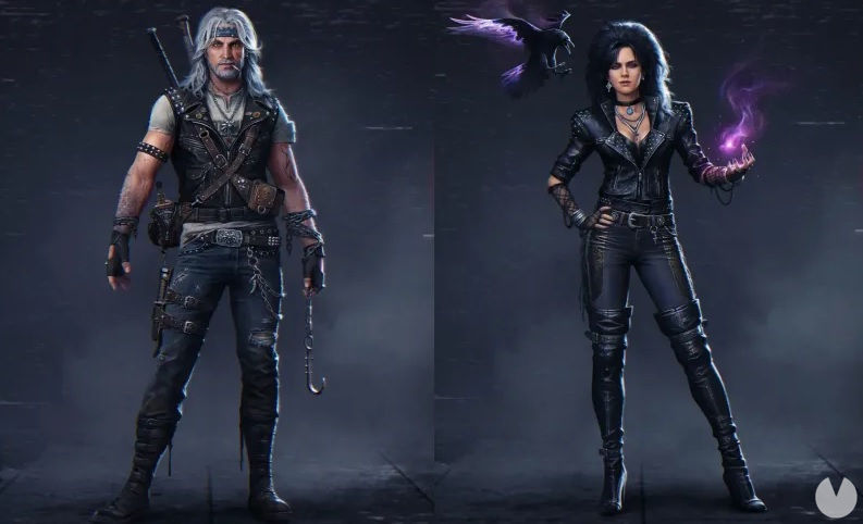 Imaginan a Geralt y Yennefer de The Witcher como personajes al estilo de los años 80