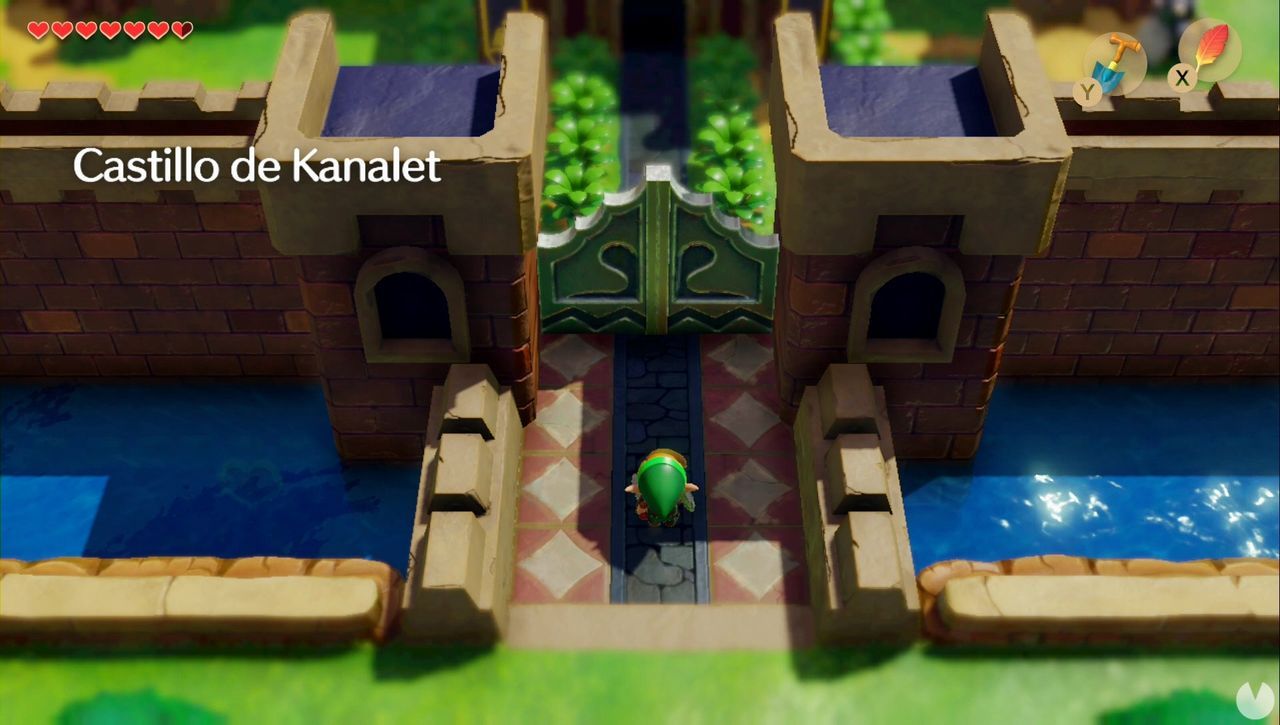 Castillo de Kanalet en Zelda: Link's Awakening: secretos y 100% - The Legend of Zelda: Link's Awakening