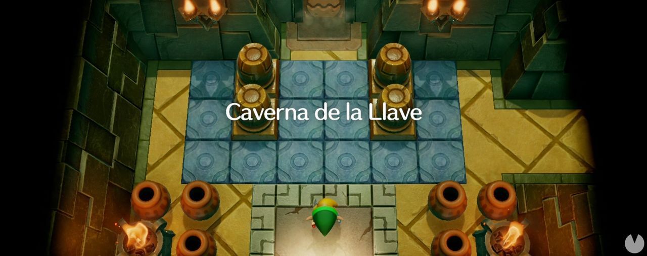 Caverna de la Llave en Zelda: Link's Awakening: secretos y 100% - The Legend of Zelda: Link's Awakening