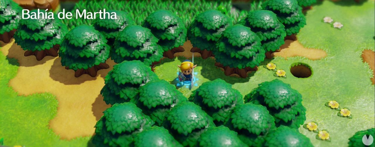 Baha de Martha en Zelda: Link's Awakening: secretos y 100% - The Legend of Zelda: Link's Awakening