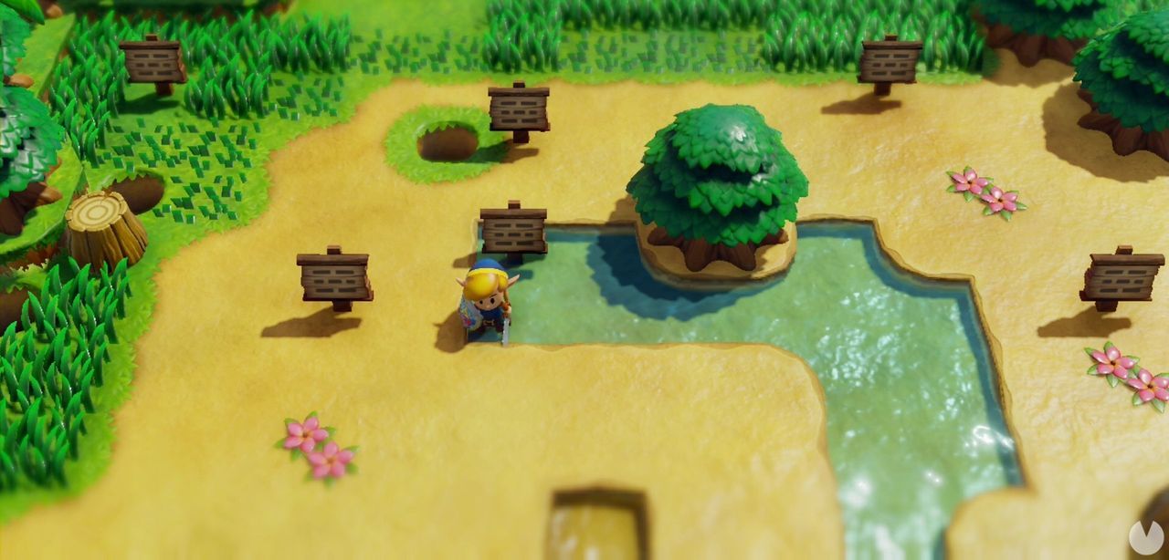 Laberinto de las seales en Zelda: Link's Awakening: secretos y 100% - The Legend of Zelda: Link's Awakening