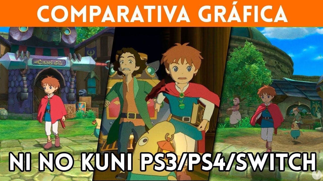 Comparativa gráfica: Así luce Ni No Kuni: La Ira de la Bruja Blanca en PS3, Switch y PS4