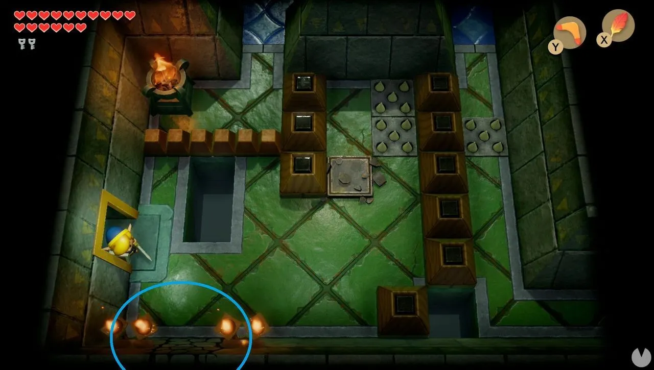 Torre del Águila en Zelda: Link's Awakening: secretos y 100%