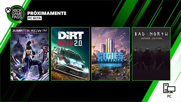 Saints Row IV, Dirt Rally 2.0 y más anunciados para Xbox Game Pass en PC