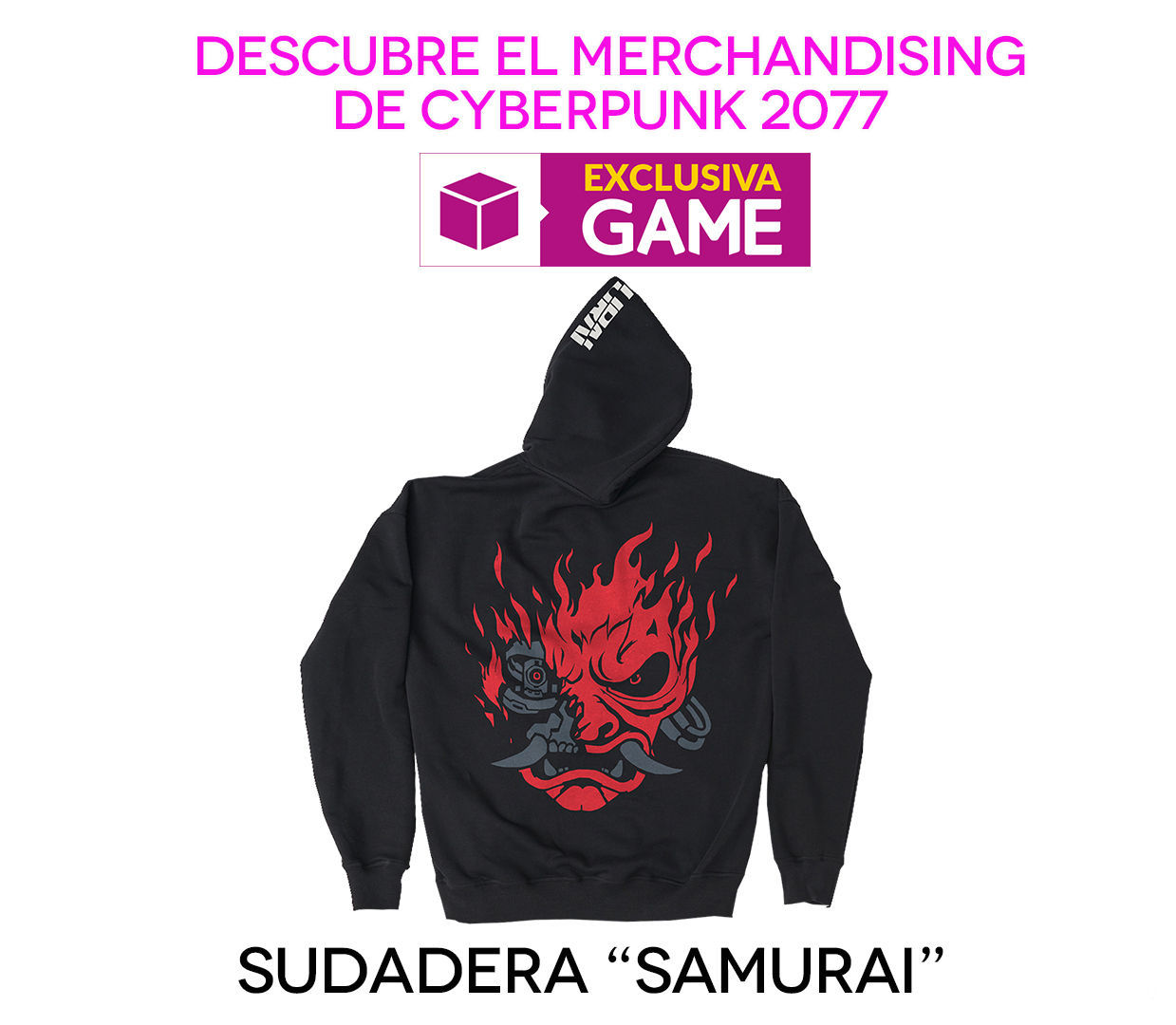the GAME will provide the official apparel for Cyberpunk 2077 in Madrid Games Week