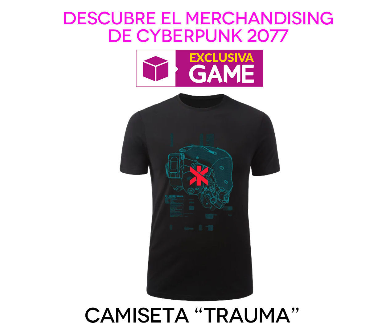 the GAME will provide the official apparel for Cyberpunk 2077 in Madrid Games Week