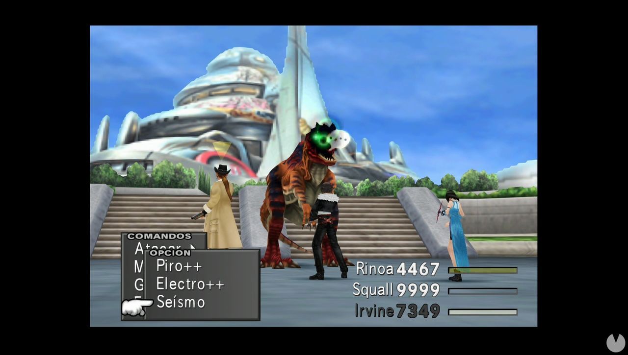 Ataque al Jardín en Final Fantasy VIII: 100% y secretos