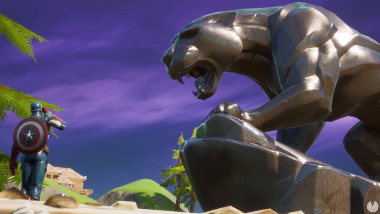 Fortnite introduce una estatua de Black Panther en recuerdo del actor Chadwick Boseman