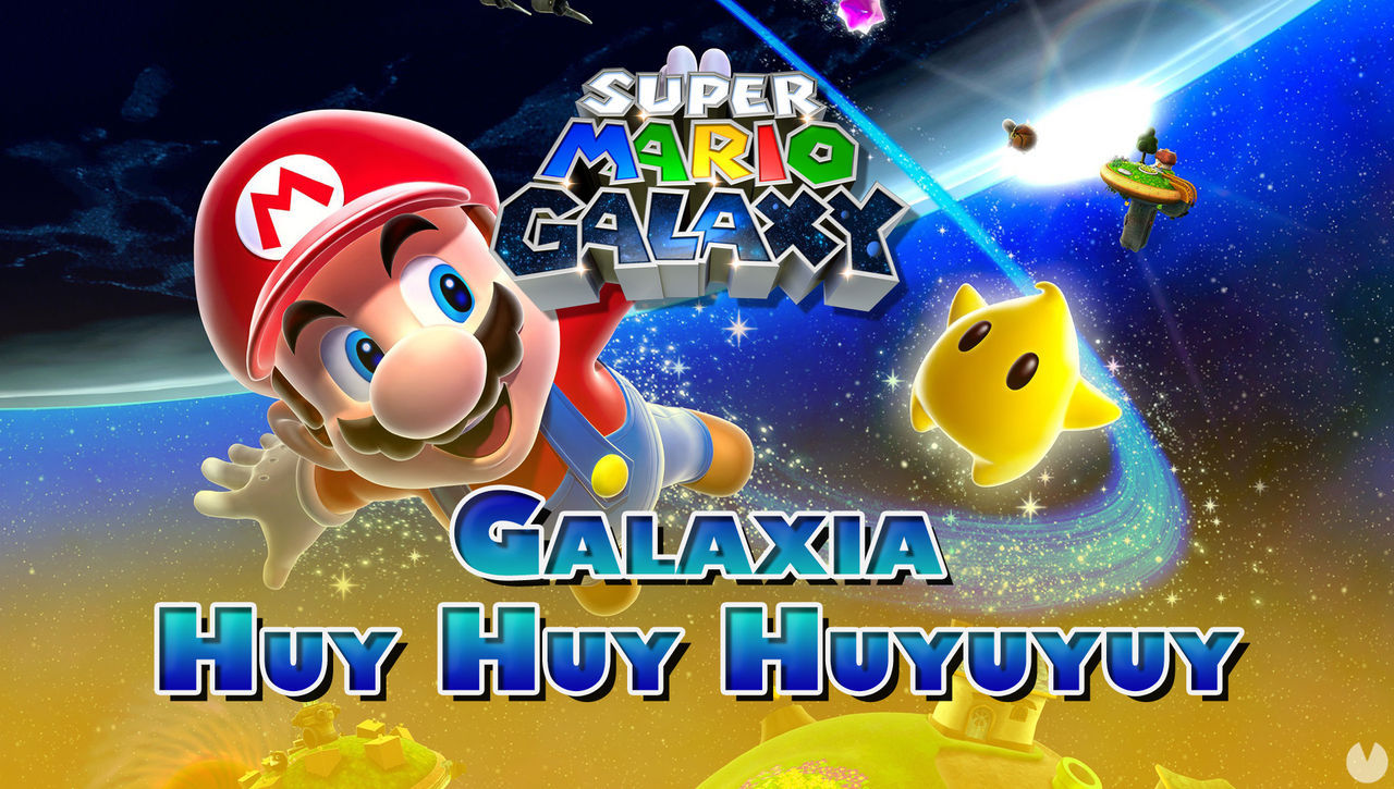 Galaxia Huy Huy Huyuyuy en Super Mario Galaxy al 100% y estrellas - Super Mario 3D All-Stars