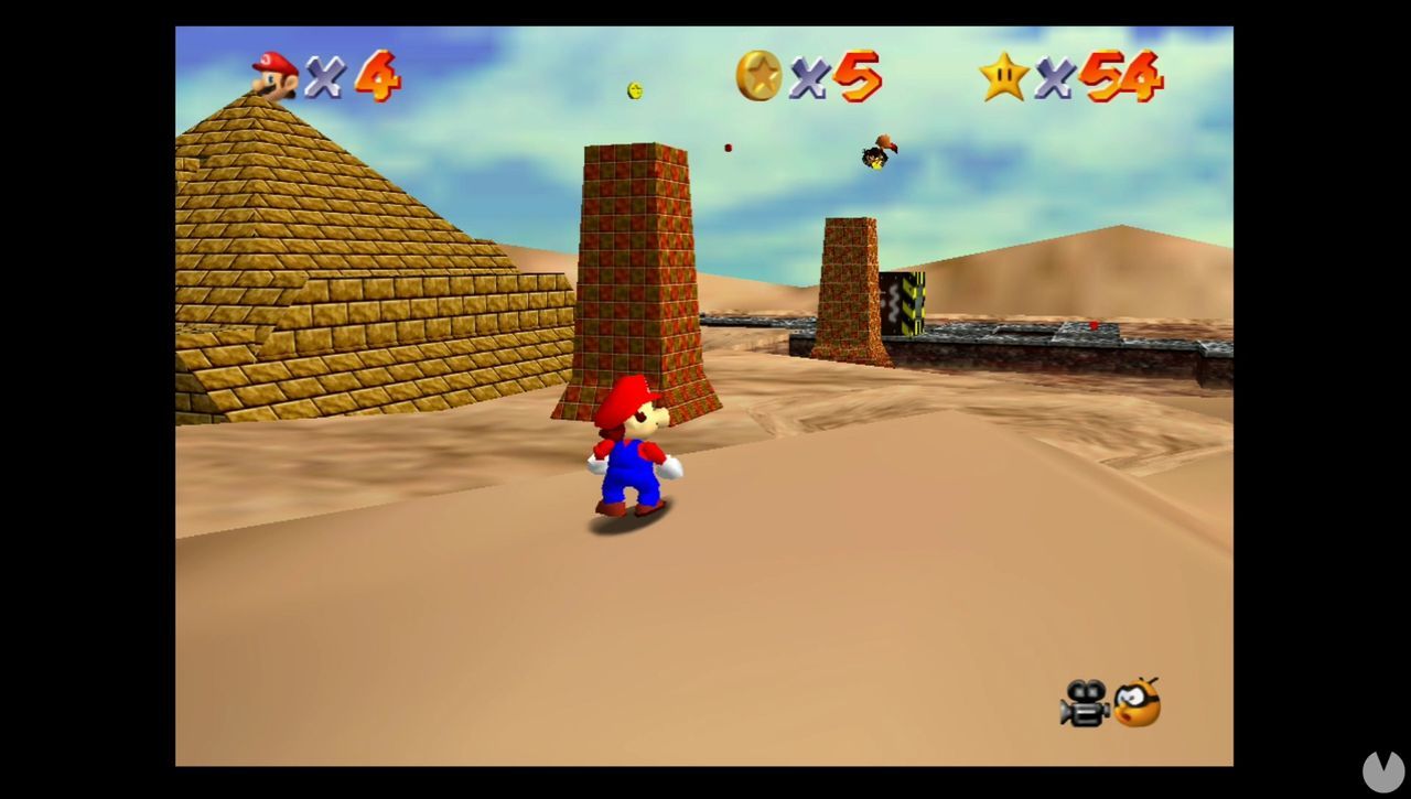 Mundo 8: Shifting Sand Land en Mario 64 -  estrellas y 100% - Super Mario 3D All-Stars