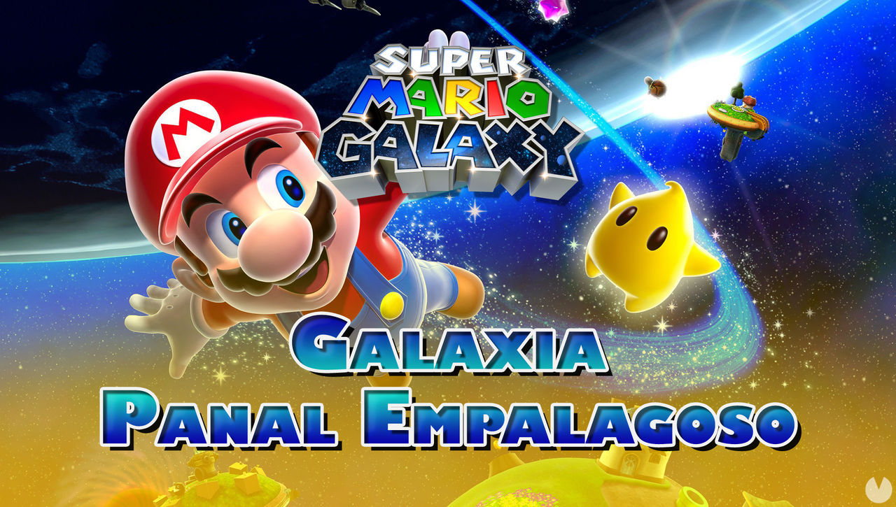 Galaxia Panal Empalagoso en Super Mario Galaxy al 100% y estrellas - Super Mario 3D All-Stars
