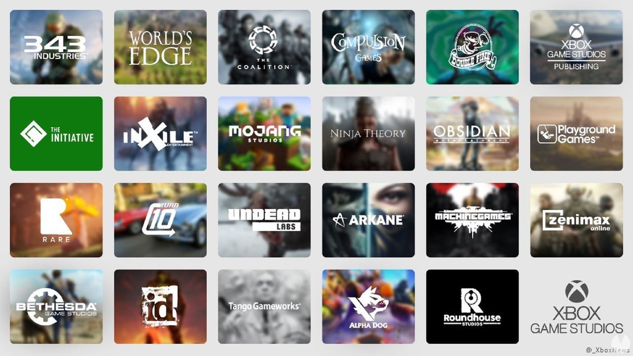 Xbox Game Studios: Estos son sus 23 estudios tras la compra de Bethesda