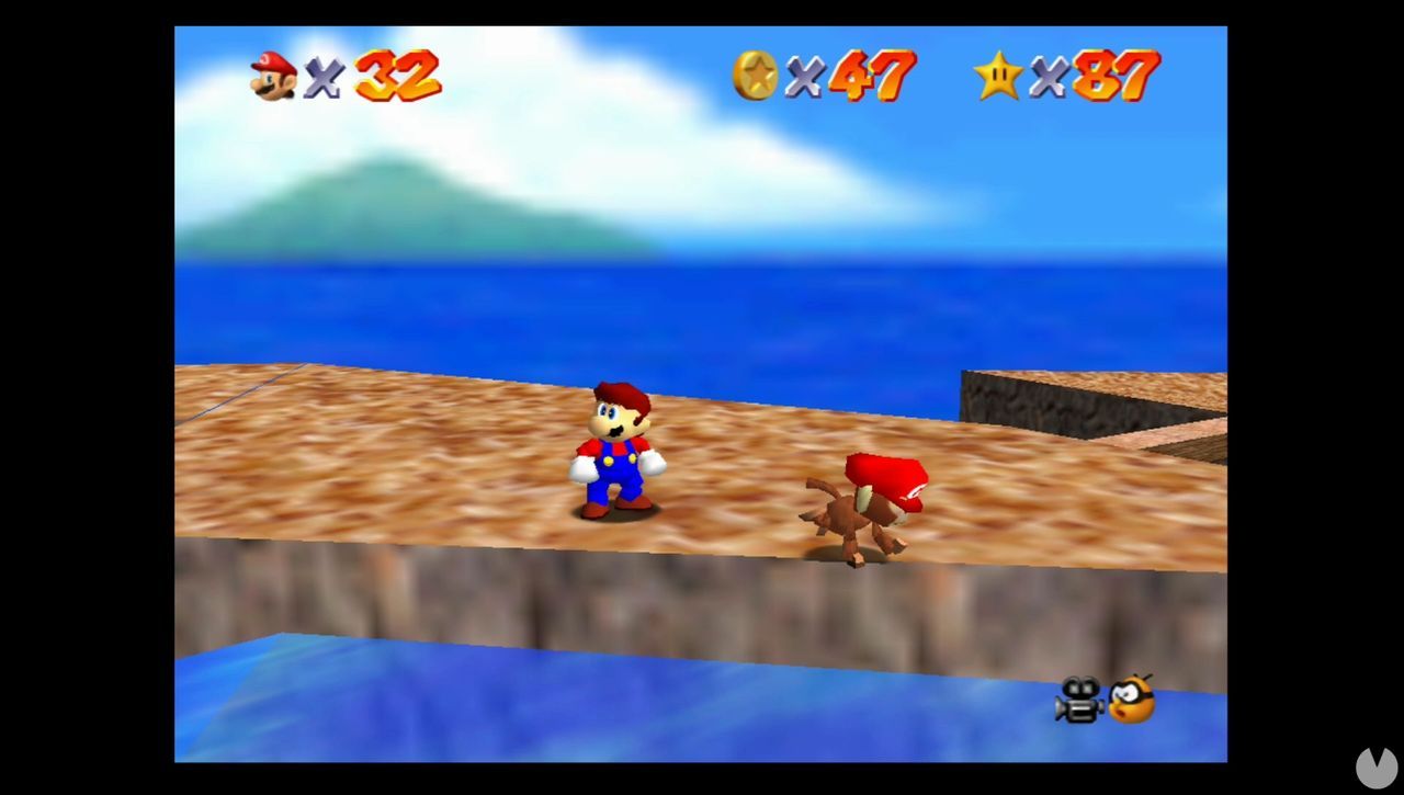 Mario 64 Dans Le Geyser Cómo recuperar la gorra al perderla en Super Mario 64