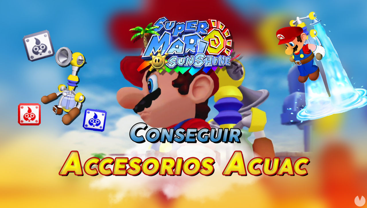 Super Mario Sunshine: Cmo conseguir todos los accesorios del Acuac? - Super Mario 3D All-Stars
