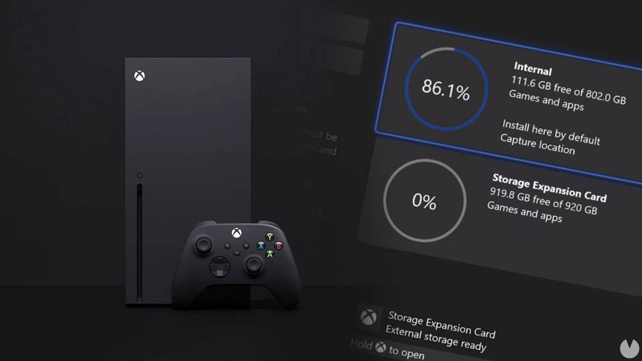 Xbox Series X dedicará casi un 20% de su almacenamiento al sistema operativo