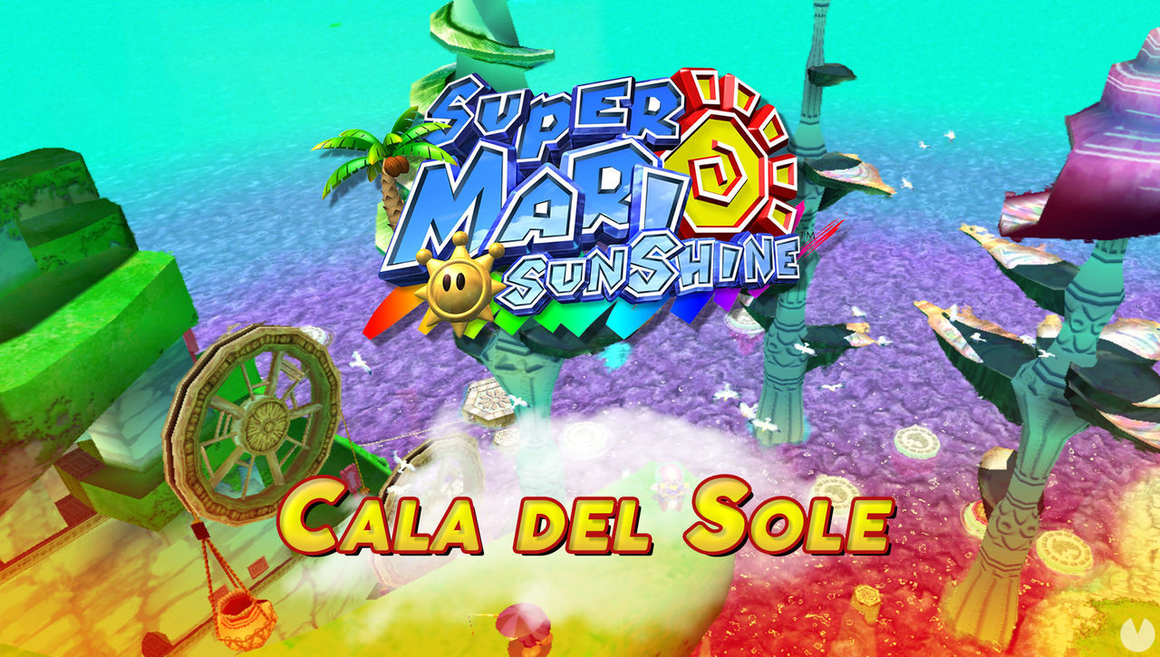Mundo 6: Cala del Sole en Super Mario Sunshine al 100% y Soles - Super Mario 3D All-Stars
