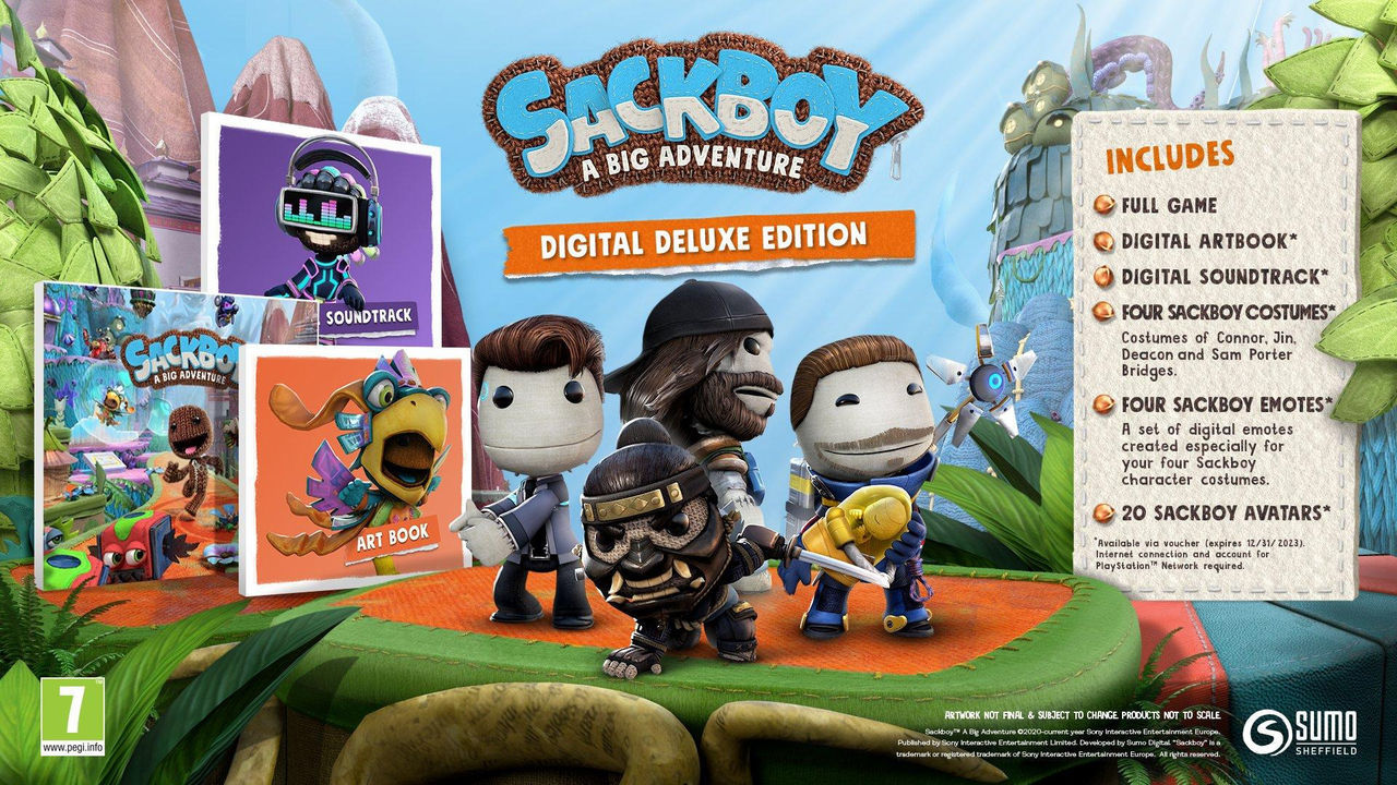 Sackboy: Una aventura a lo grande presenta nuevo gameplay y sus ediciones especiales