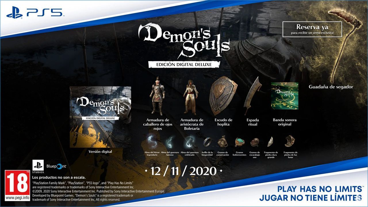 Demon's Souls Remake revela su edición digital Deluxe y nuevas imágenes