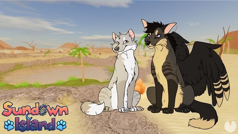 Screenshot of Sundown Island on Roblox.