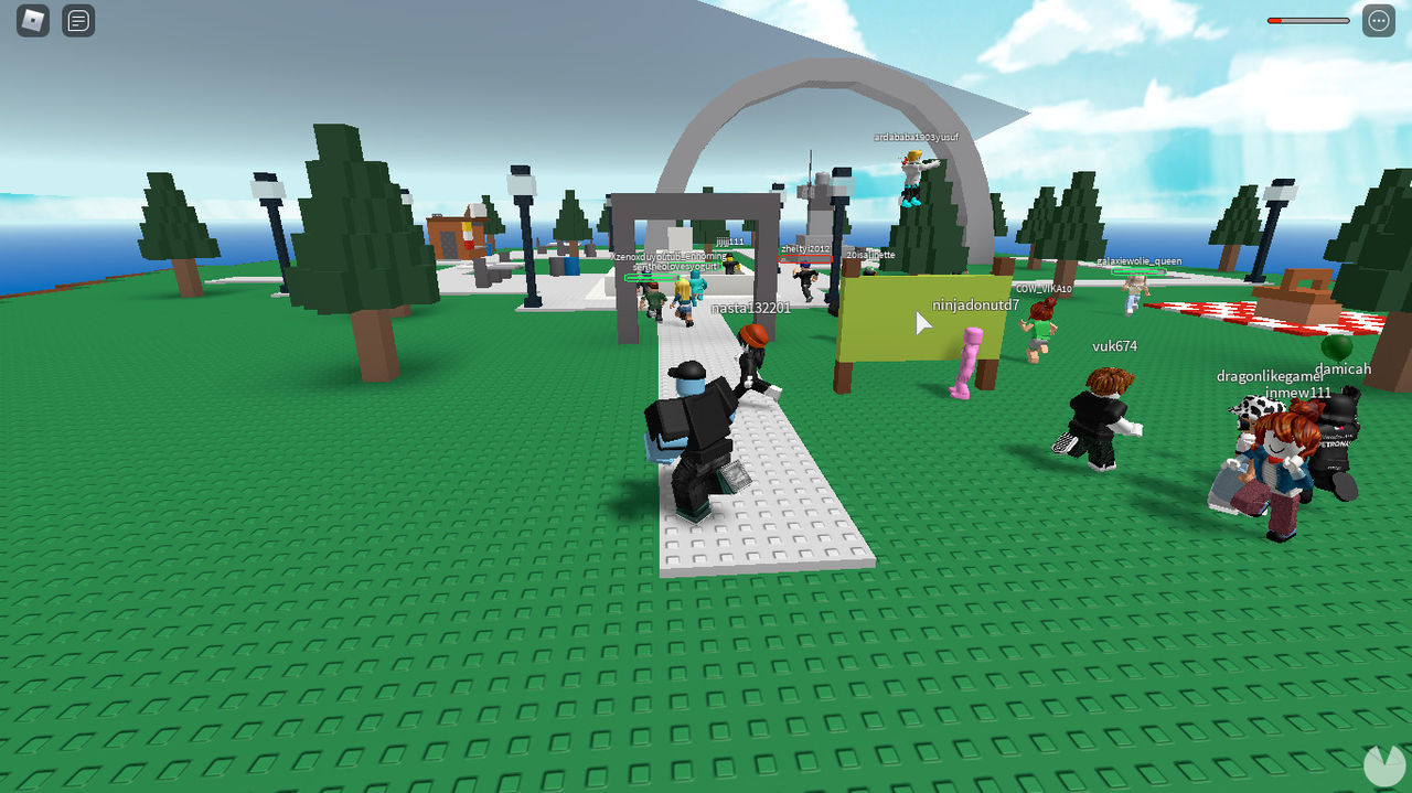 Screenshot of Natural Disaster Survival on Roblox.