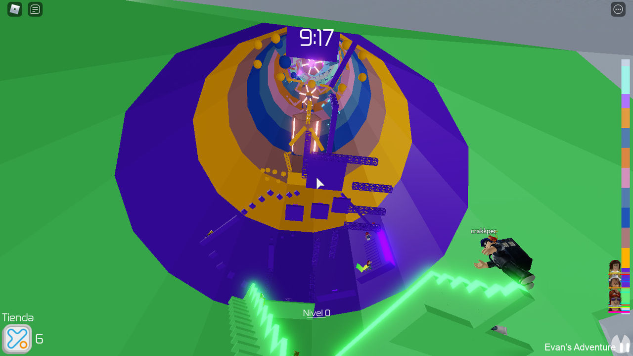 Screenshot of Tower of Hell on Roblox.