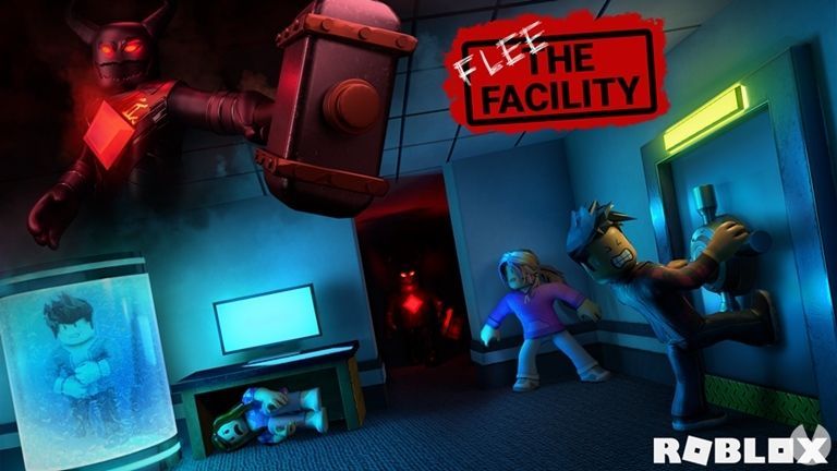 Screenshot of Flee the Facility on Roblox.