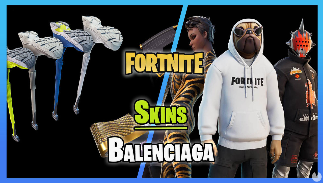 Novas skins da marca de luxo Balenciaga chegam ao Fortnite