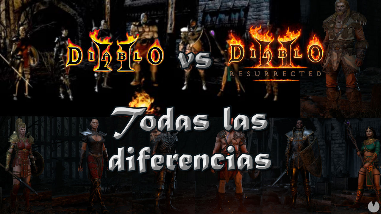 Diablo 2 vs Diablo 2: Resurrected: Cules son las diferencias, cambios y mejoras - Diablo 2: Resurrected