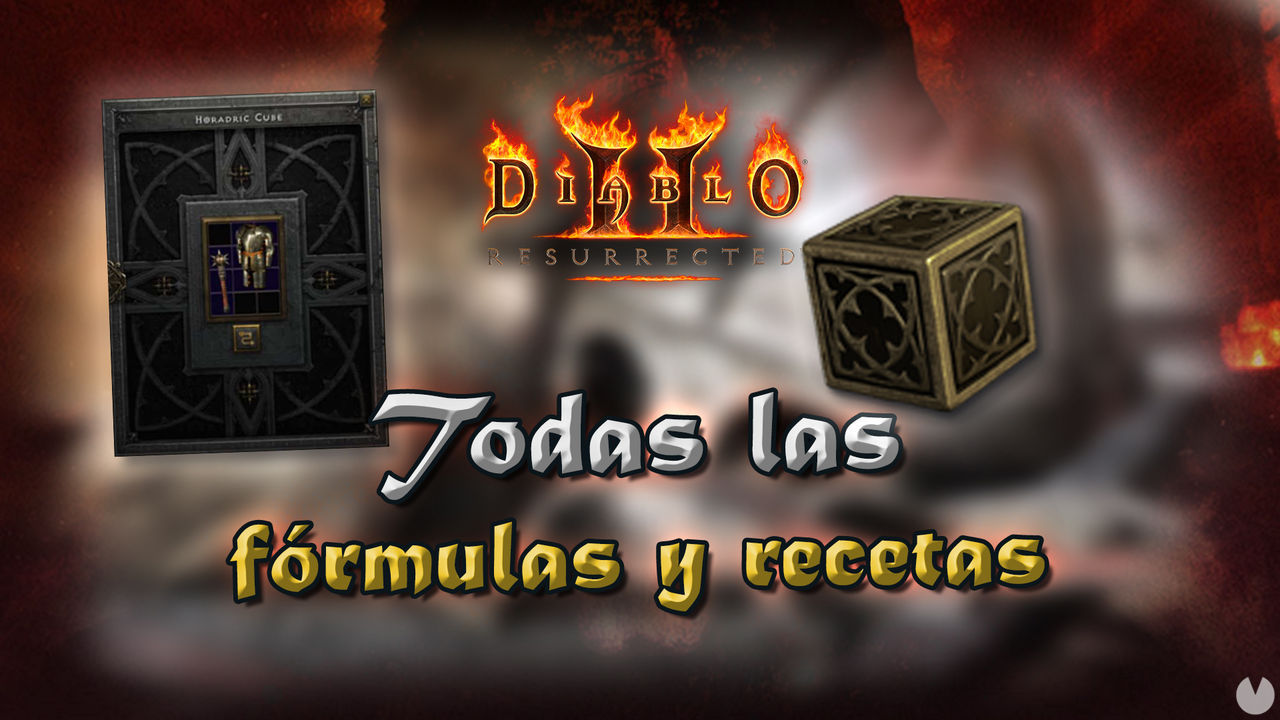 Gua del Cubo Hordrico en Diablo 2 Resurrected: TODAS las frmulas y recetas - Diablo 2: Resurrected