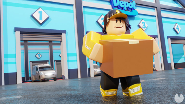 Screenshot of Delivery Simulator on Roblox.