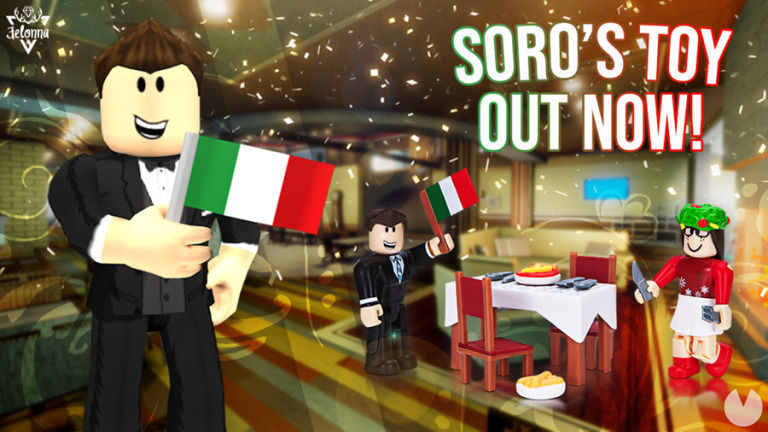 Screenshot of Soro's Italian Restaurant on Roblox.
