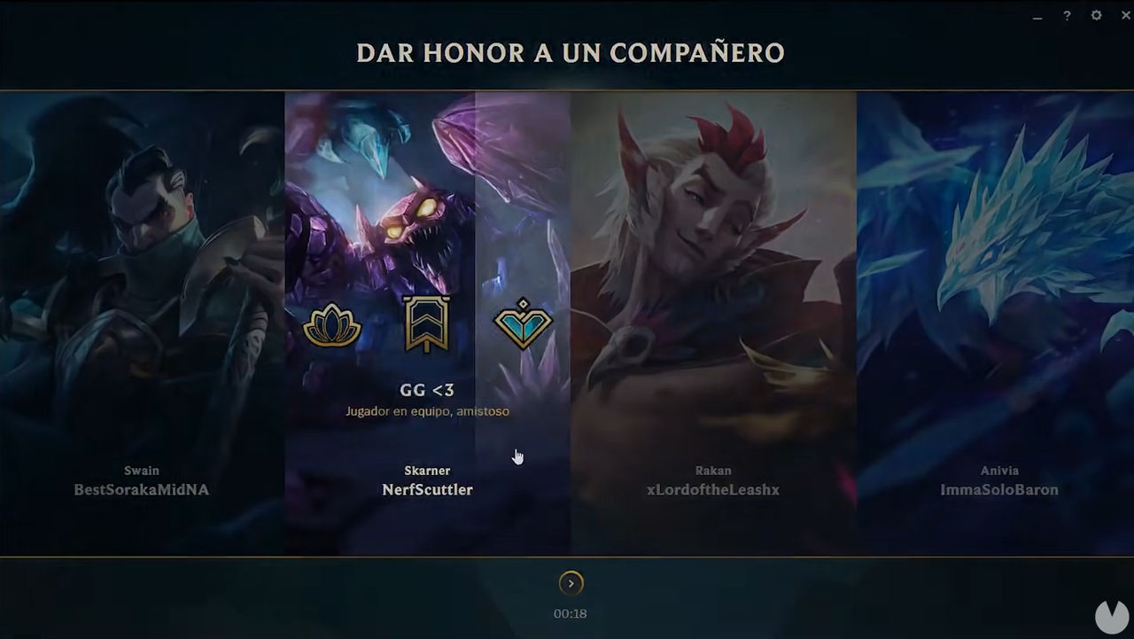 League of Legends: Cómo recuperar/subir honor y sus recompensas