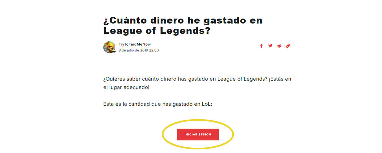 League of Legends: ¿Cómo saber cuánto dinero he gastado en LoL?