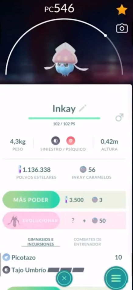 Inkay pokemon go