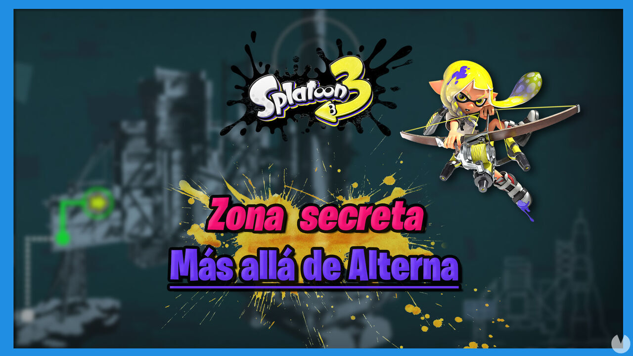 Splatoon 3: Cmo desbloquear la zona secreta Ms all de Alterna y recompensas - Splatoon 3
