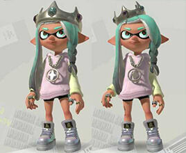 Splatoon 3 Apariencia de las recompensas del amiibo Perla