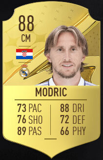 FIFA 23 - Los mejores centrocampistas Luka Modrić