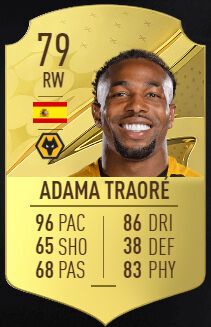 FIFA 23 - Los jugadores más rápidos Adama Traoré