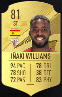 FIFA 23 - Los jugadores más rápidos Iñaki Williams