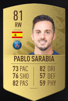 FIFA 23 - Los mejores jugadores de la Ligue 1 Uber Eats Pablo Sarabia