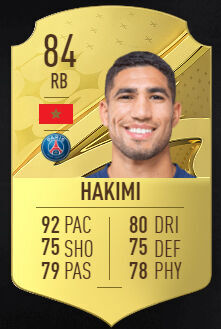 FIFA 23 - Los mejores jugadores de la Ligue 1 Uber Eats Achraf Hakimi