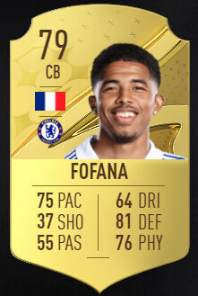 FIFA 23 - Los mejores jugadores jóvenes Sub-21 Wesley Fofana