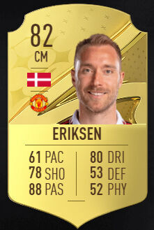 FIFA 23 - Los mejores pasadores Christian Eriksen